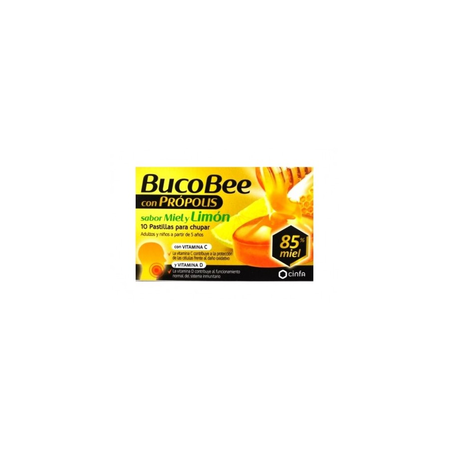 BUCOBEE CON PROPOLIS PASTILLAS PARA CHUPAR MIEL